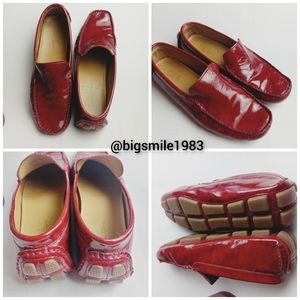 COLE HAAN BURGUNDY RED LOAFERS SZ 6B